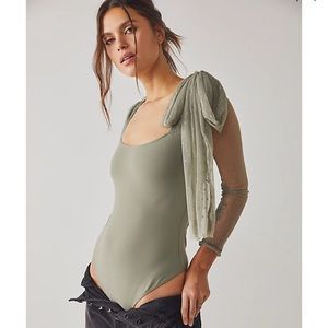 MAKE A OFFER Free people tongue tied bodysuit